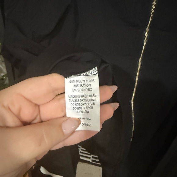 Rebdolls Black Ruched Blouse plus size 2x - Picture 7 of 8